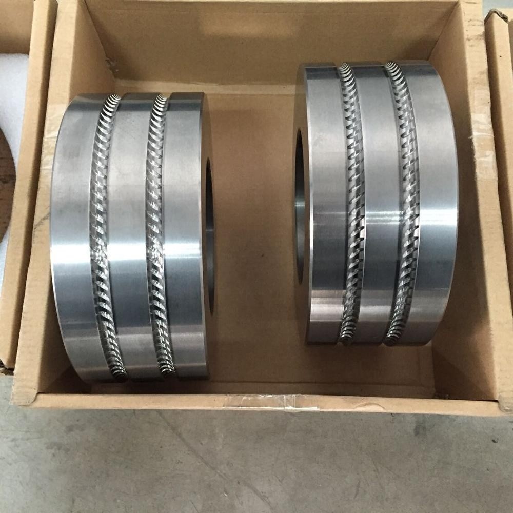 YG15 Cemented Carbide three dimensional roll rings for Cold Rolling Ribbed Wire 