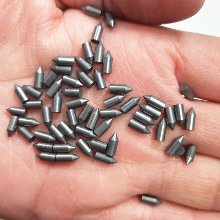 Customize high hardness tungsten carbide  tips, cemented carbide-tipped center for breaking glass