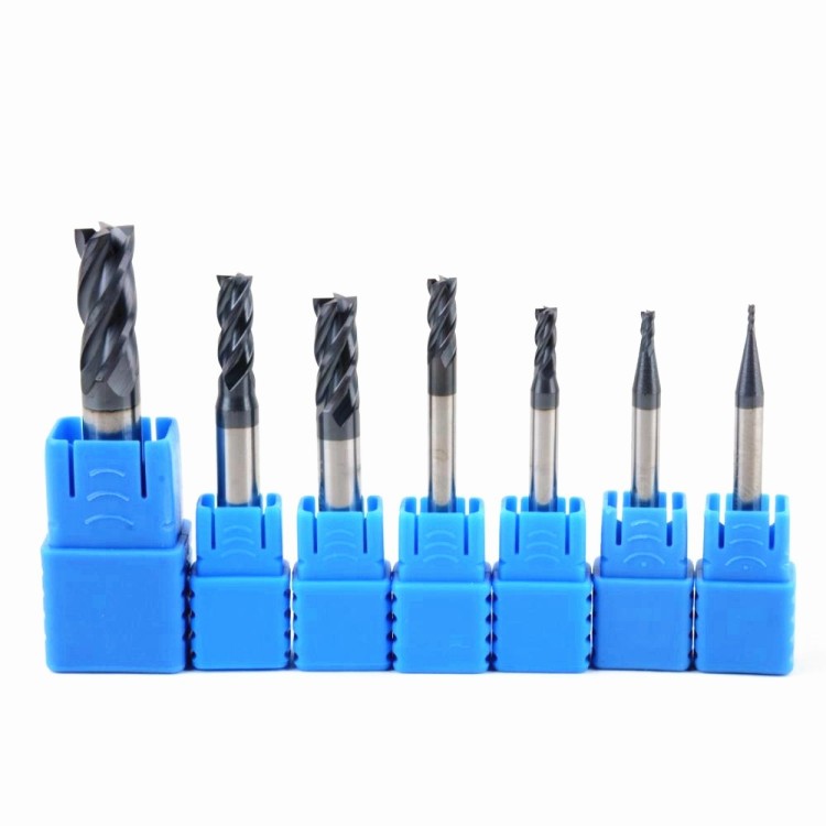 Solid Tungsten carbide End mill for general machining of steel with hardness up to HRC45 shoulder 