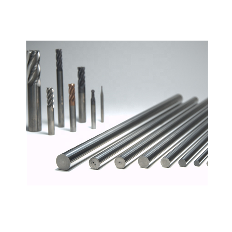 Ground Tungsten Cemented Carbide Round Bar For End Mill And Drills 