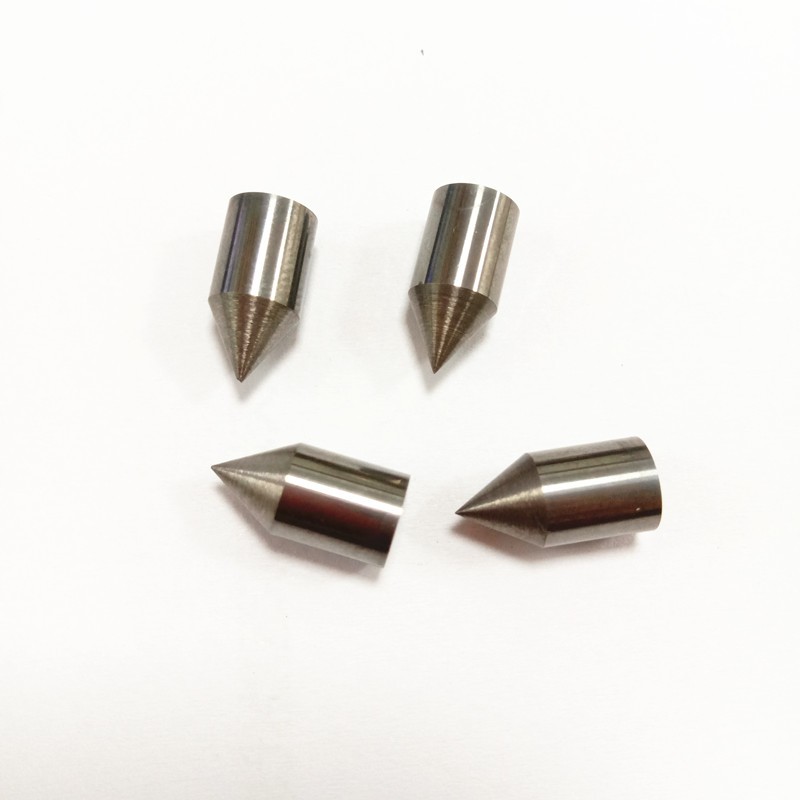 Customize high hardness tungsten carbide  tips, cemented carbide-tipped center for breaking glass
