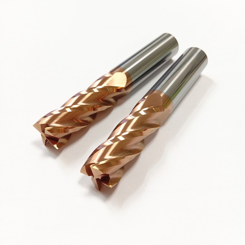 high quality 4 flute tungten carbide end mill HRC55