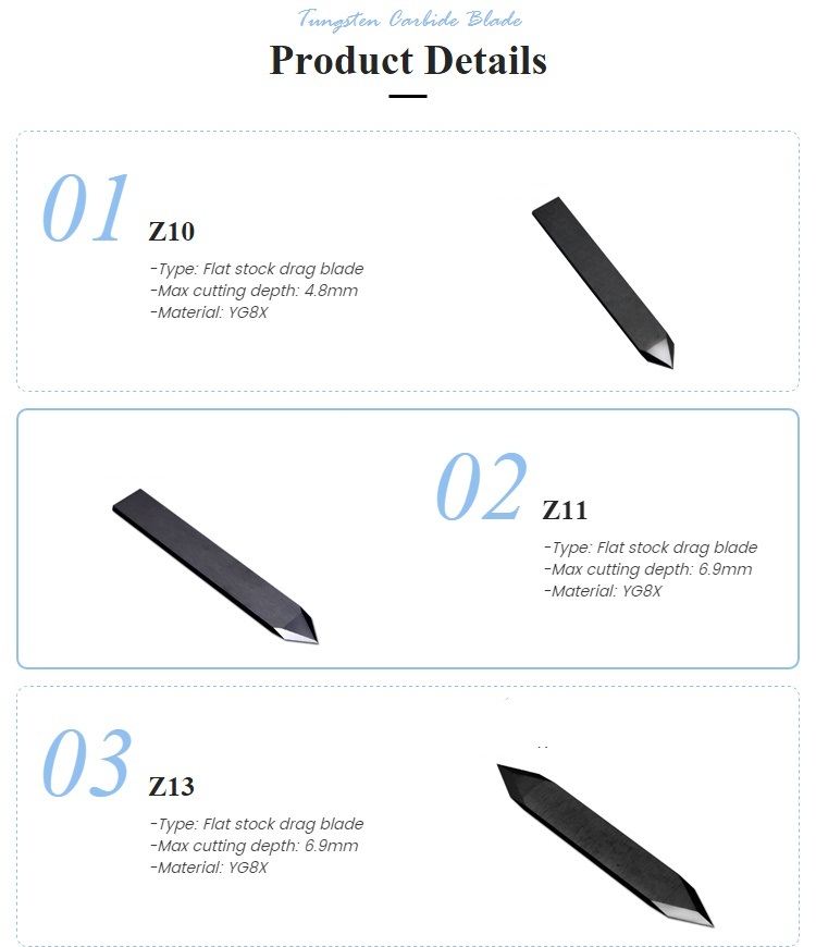 China Manufacturer Supply Tungsten Carbide Cutting Blade Z46 For Zund Cutting Machine (图2)